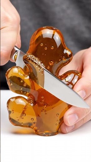 This Is NOT Real Ginger 😳🌿 | Glass Ginger Cutting ASMR #asmr #relaxing