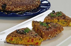 Handawo is a Gujarathi recipe. This is a super quick and easy recipe. It's healthy as we are adding veggies in it. This can be a good breakfast option. | MadhurasRecipe