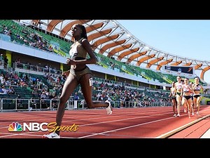 Athing Mu keeps unbeaten streak alive, advances to 800m final in Eugene | NBC Sports