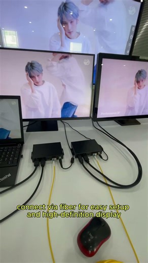 4K HDMI fiber extender delivers crystal-clear video up to 2km over a single fiber cable.