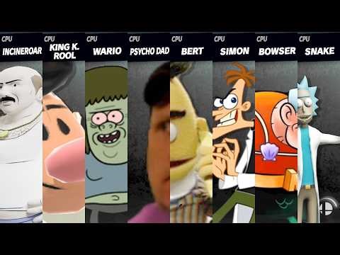 VIEWER REQUESTED BATTLE #6 CARL, MUSCLE MAN, PSYCHO DAD, BERT & MORE! || SUPER SMASH BROS ULTIMATE