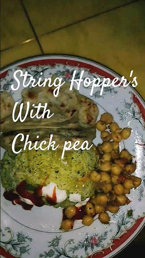 String Hopper's with chick pea #travelwithishak #food #yt #shortvideo #shortsviral #short #shortfeed