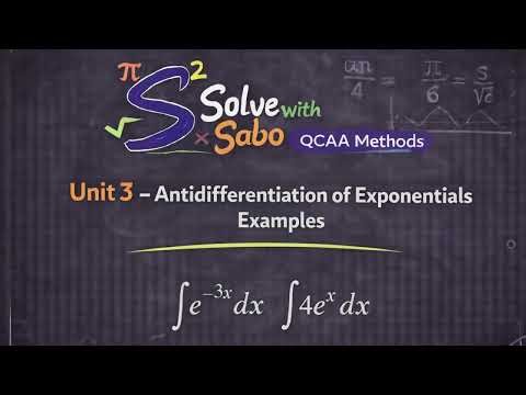 Antidifferentiation of Exponentials Examples