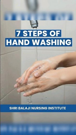 7Steps of Hand Washing handhygiene #handwash #washyourhands #health #hospital #staysafe #sanitizer