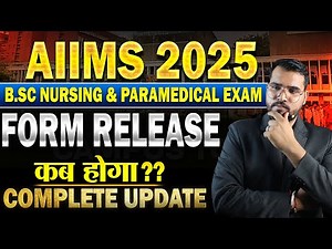 AIIMS BSc Nursing & Paramedical 2025 ✅ Application Form Out! Last Date, Fees & Eligibility #aiims