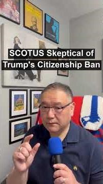 Supreme Court Skeptical of Trump's Citizenship Ban #uscitizenship #usimmigrationnews