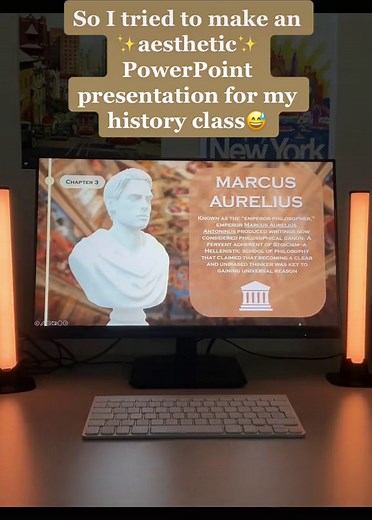 I made this PowerPoint about the Roman Empire😅 How do you think I did? Every student can make this presentation😁🎓 #powerpoint #student #studyaesthetic