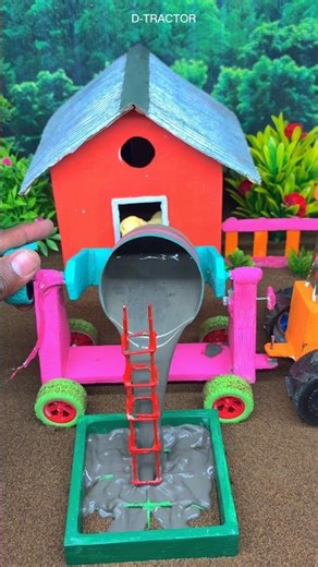 diy mini tractor construction machine video | tractor wala video |#shorts#youubeshors