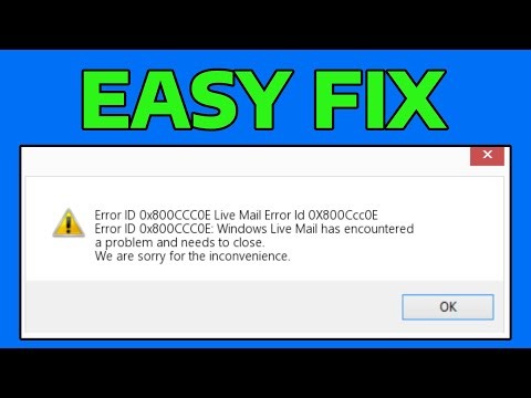 How To Fix Outlook Mail Error 0x800CCC0E in Windows