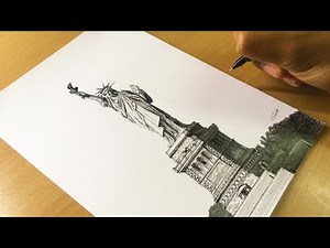 How to Draw Statue of Liberty - Mr Deep