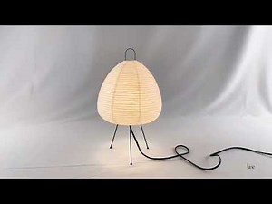 Akari Table Lamp Akari 1A Installation Video