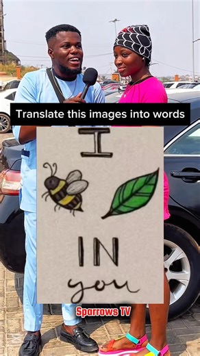 Translate this images into words … | Sparrows TVs