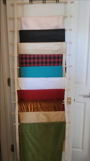 DIY door fabric organizer!
