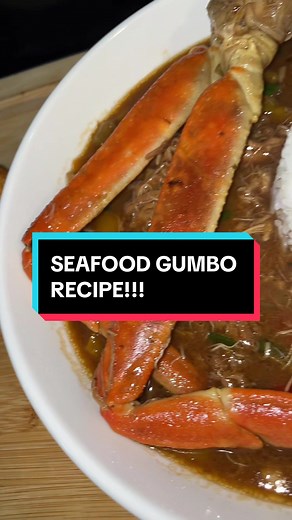 SEAFOOD GUMBO RECIPE!! #gumbo #seafood #seafoodgumbo #crablegs #creolefood #goodeats #gumborecipe #seafoodlover #delicious #yum #yummy #fypシ #fypage #fypシ゚viral #foru #foryoupage #fypppppp #fypp #dinner #dinnerideas #sogood #ilovefood #foodies #foodie #yummychallenge #crablegs #crabs #crab #shrimp #goodvibes #deliciousfood #tasty #recipes