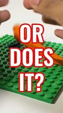 How to EASILY Remove 2 LEGO Pieces Stuck Together‼️ #shorts