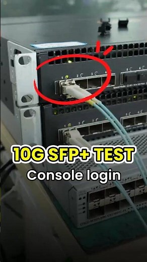 Aruba 3810M JL075A 10G SFP+ Test, Console Access & VLAN Setup #aruba #switch #10g #shorts #fyp