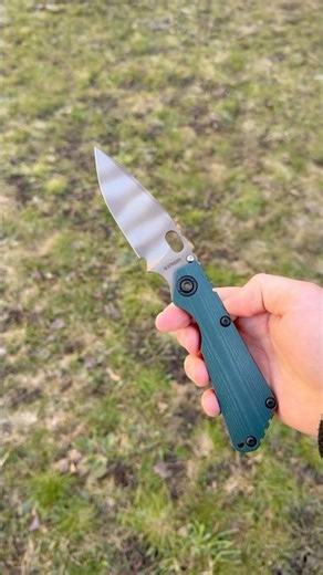 Strider SNG CC Titanium Forest Green G10 Bronze Tiger Stripe CPM-20CV