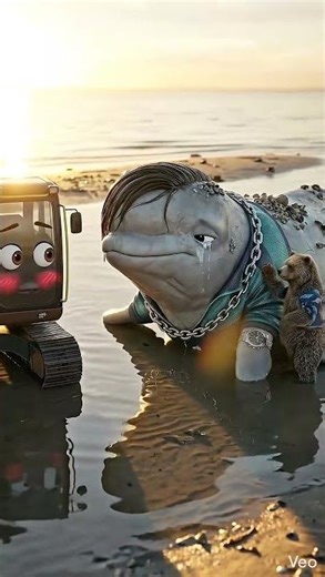 Bagger verliebt in den Wal. 😳🛠️🐋 Timmy Hope nach dem Coachella. 😭🌅