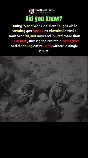Gas Masks Turned Air Into a Weapon | World War I #shorts