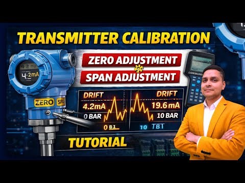 Transmitter Calibration |Transmitter zero Span adjustment| Instrumentation basics| plc signals