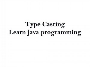 Type Casting in Java using Eclipse IDE
