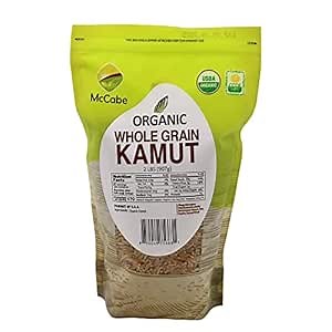 McCabe Organic Kamut - Kamut Grain Khorasan Wheat Berries | USDA and CCOF Certified | 2 lbs