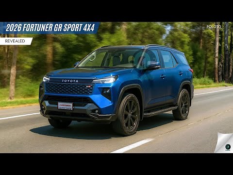 New 2026 Fortuner GR Sport 4x4 Unveiled - An impressive SUV combines incredible performance!