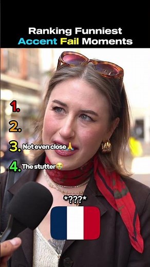 Funniest Accent Fail Moments Ranked 😭 #shorts #funny #ranking