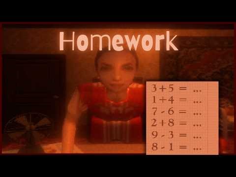 Homework (Both Endings) - Indie Horror Game - No Commentary