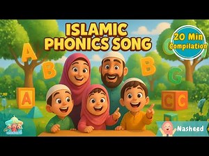 20 Min Compilation | Islamic ABC Alphabet Song | Islamic Songs for kids | ABC Phonics Muslim Version