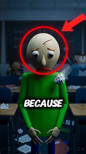 Baldi is actually a PRISONER... 📏🎒💔 #shorts