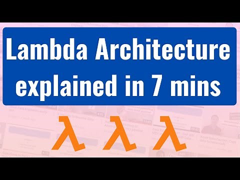 Lambda Architecture tutorial under 10 minutes