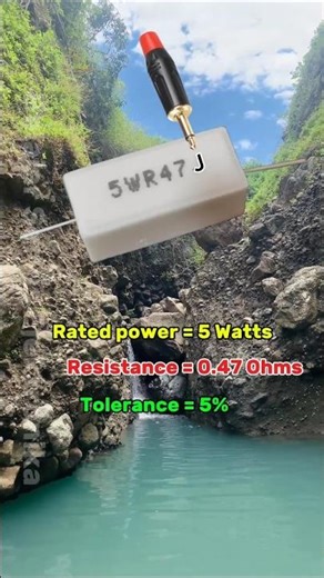 Ceramic/cement resistor coding #shorts #automobile #diy #electronic #repair #technology #tv #audio