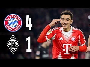 First Bundesliga goal for Musiala this season! | FC Bayern 4-1 Borussia M'gladbach | Highlights