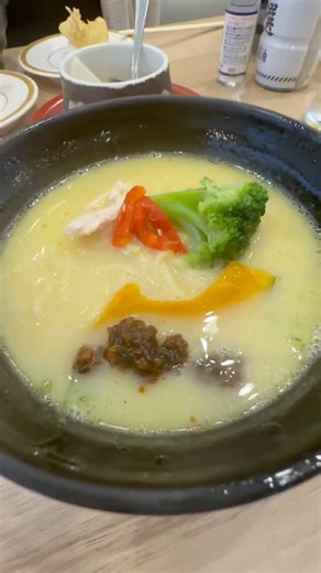 かっぱ寿司 銀座篝監修 濃厚白湯ラーメン 冷たい茶碗蒸し キス天握り