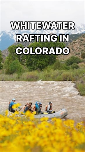 June is High Water on the Arkansas River, get out on the river this summer with Echo Canyon River Expeditions! #highwater #whitewaterrafting #arkansasriver #raftecho #visitpikespeak | Pikes Peak Region Attractions