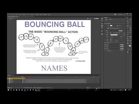 Making a Bouncing Ball in Adobe Animate
