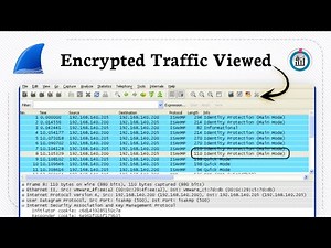 How to decode esp packets in Wireshark (Encryption Check)