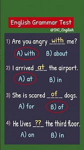 Preposition Quiz 👩🏻‍🏫 Test Your English Grammar #goviral