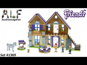 Lego Friends 41369 Mia´s House Speed Build