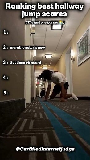 best Hallway jump scares ranked 👻 |#shorts #scaryshorts