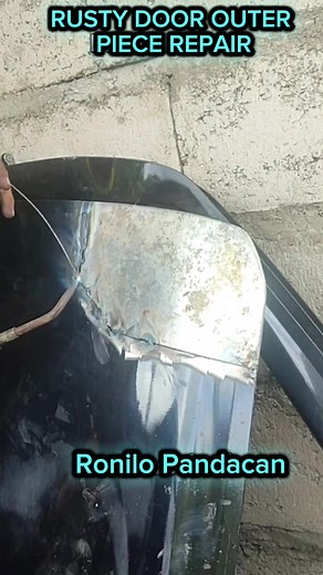 Rusty door outer piece repair #diy #Repairing #restoration #fblifestyle #gaswelding | Ronilo Pandacan