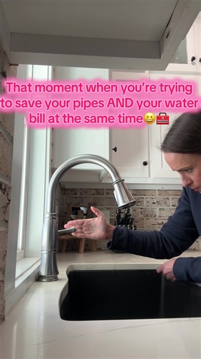 This is your friendly reminder to drip your faucets tonight… no matter how long it takes you to get that “just right” drip 💧😅 Even if it takes 47 tries to get the “perfect” drip… it’s still faster than fixing frozen pipes 😆🧰 Stay warm and stay safe out there ❄️🧤 #FreezeWarning #WinterTips #HomeownerTips #frozenpipes #RealLifeRealtor