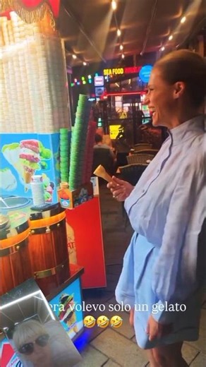 MICHELLE HUNZIKER: I just wanted an ice cream!! 🔝🔝🔝
