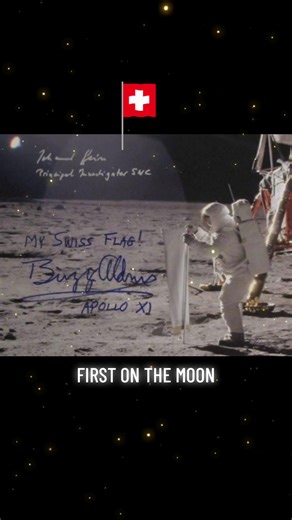 APOLLO 11 - The Solar wind collector was deployed prior to the American flag.