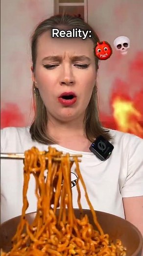 Trying BULDAK Noodles for the FIRST Time 💀