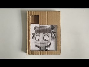 How to make Slide Puzzle from Cardboard,DIY Cardboard Slide Puzzle