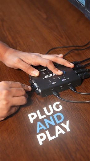 Stop Swapping USB Cables! OREI 4x4 USB Matrix Switch for 4 Computers
