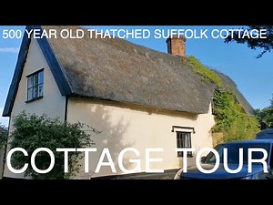 500 Year Old Thatched Cottage Tour in Suffolk