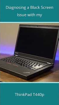 Diagnosing a Black Screen Issue with my ThinkPad T440p #ThinkPad #Battery #Shorts